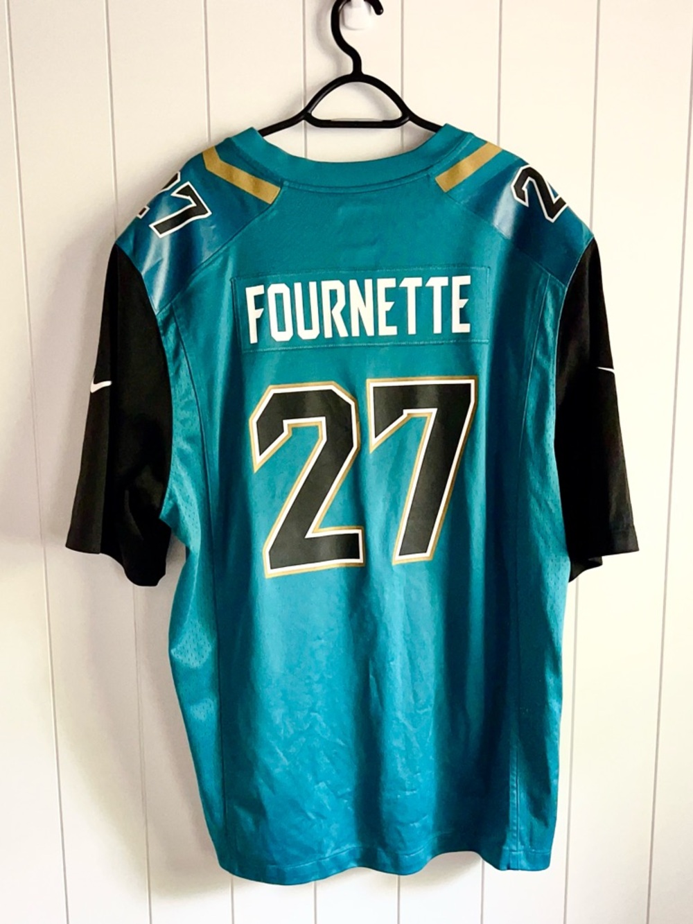 Fournette NFL Nike Jaguars Jersey size XXL teal black white